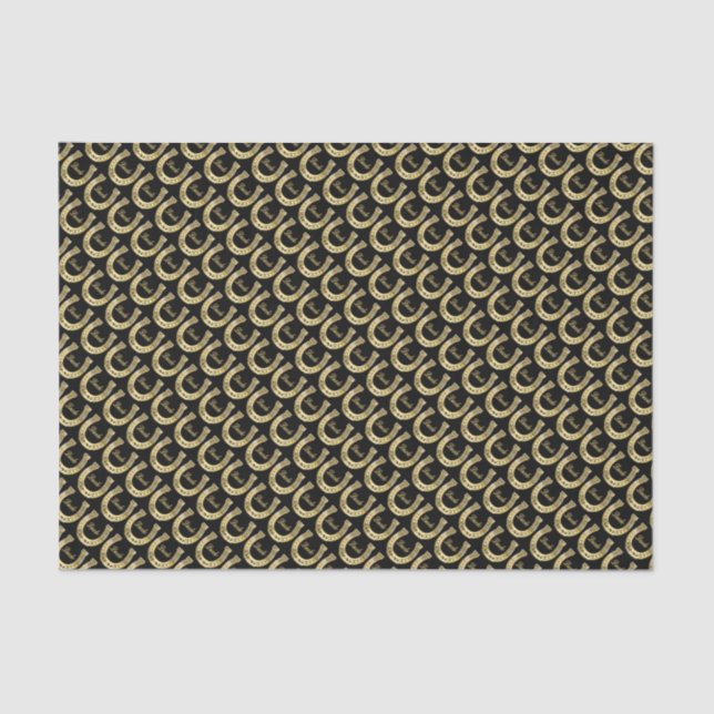 Golden horseshoe tissue paper (Front)