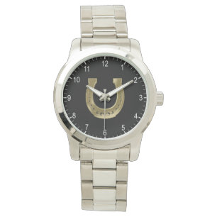 Golden horseshoe watch