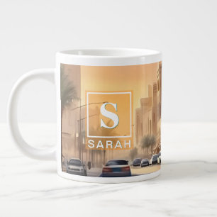 Golden Hour Al-Olaya District, Riyadh – Grande Mug