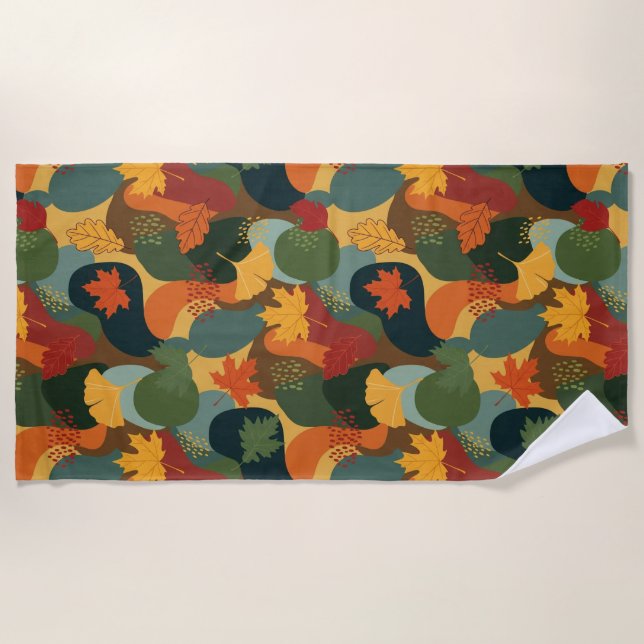 Golden Hour, All Day Long. Beach Towel (Front)