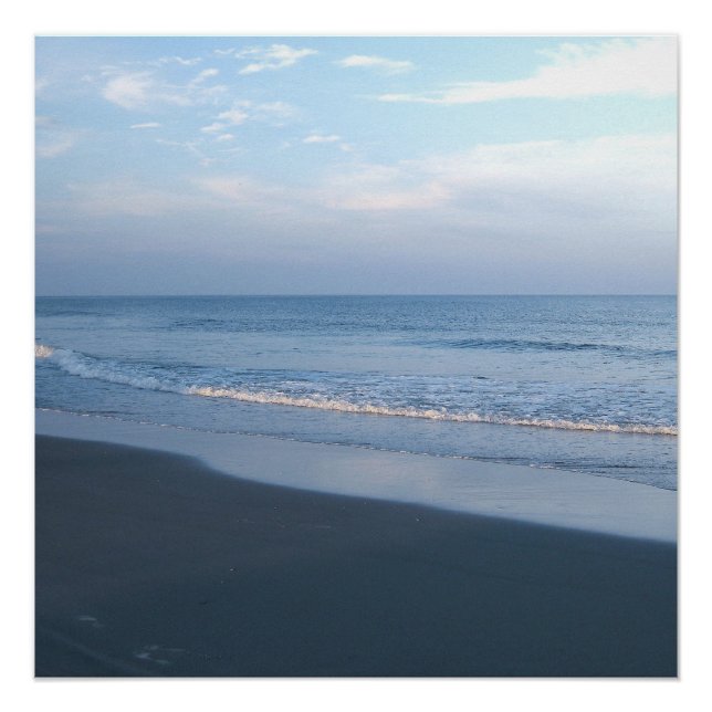 Golden Hour Beach Photography Print (Front)