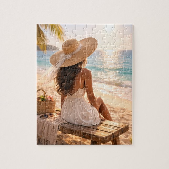 Golden Hour Bliss Jigsaw Puzzle (Vertical)