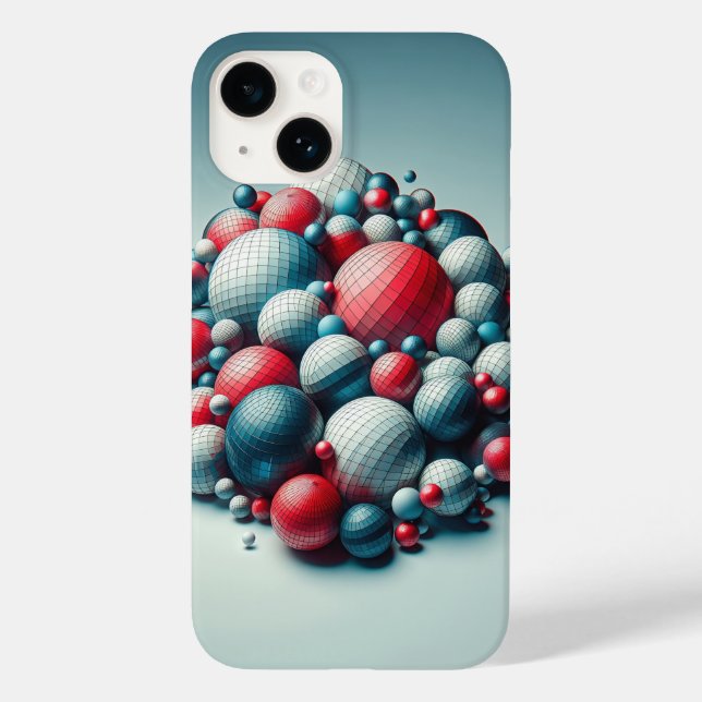 Golden Hour Cityscape Phone Case - Isometric 3D  (Back)