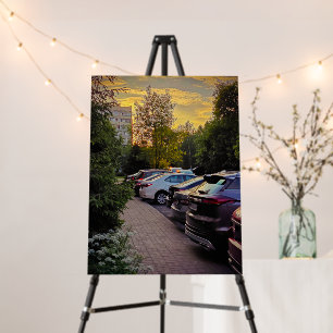Golden Hour Foam Board Poster – Customizable