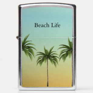 Golden Hour Island Horizon Keepsake Custom Zippo Lighter