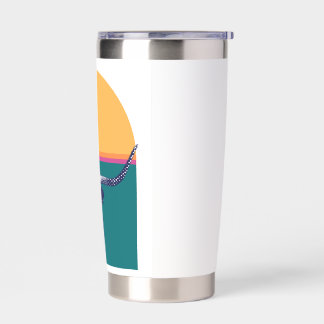 Golden Hour Longhorn Water Bottle Insulated Tumbler