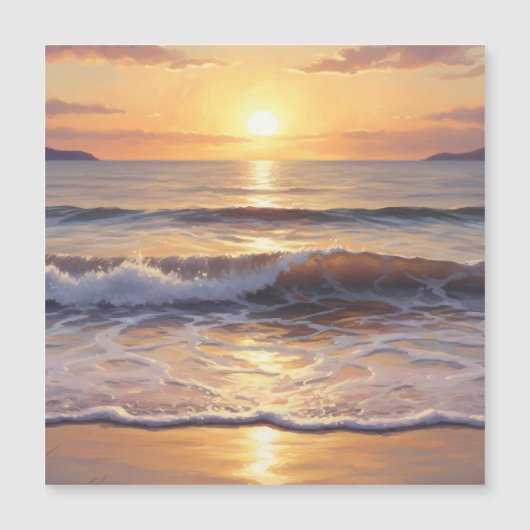 Golden Hour Ocean Sunset (Front)