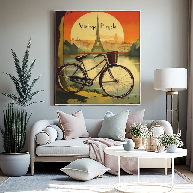 Golden Hour Parisian Cycle - Custom Poster (Creator Uploaded)