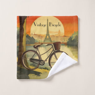 Golden Hour Parisian Cycle - Custom Wash Cloth
