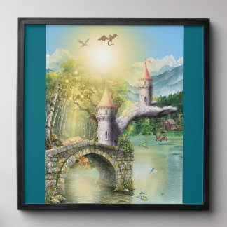 Golden Hour Poster Peel And Stick Photo Tile
