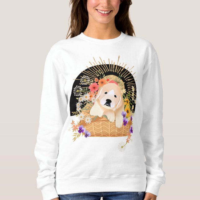 GOLDEN HOUR - retriever  white shirts choose style (Front)