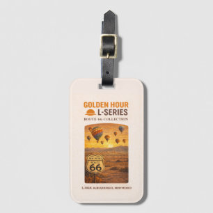 Golden Hour Route 66 L-Series Albuquerque Luggage Tag