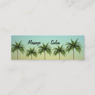 Golden Hour Social Media Petite Chic Custom Mini Business Card
