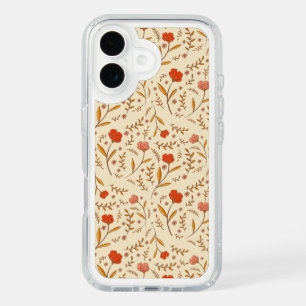 Golden Hour Study   Retro Ogee Floral iPhone Case