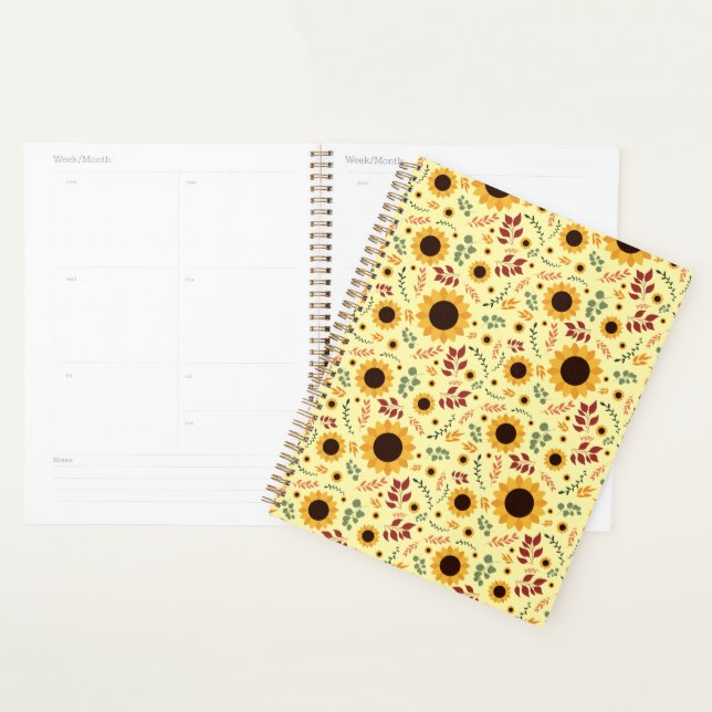 Golden Hour Sunflower | Large  Planner (Display)
