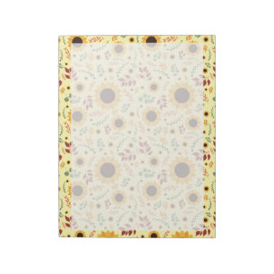 Golden Hour Sunflower Standard Tear-Off Memo Notepad