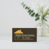 golden houses business card (Standing Front)