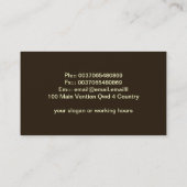 golden houses business card (Back)