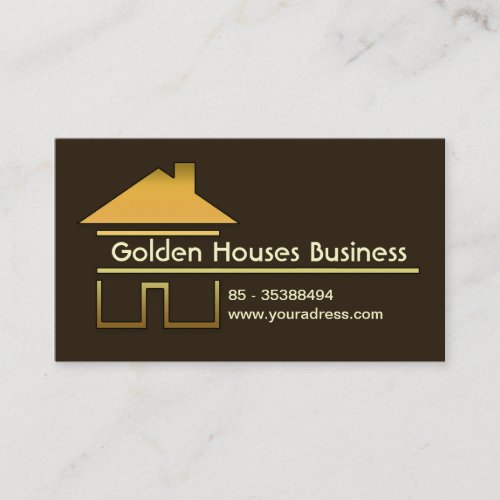 golden houses business card