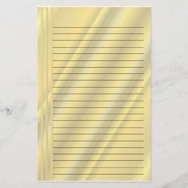 Golden Hues Stationery (Front)
