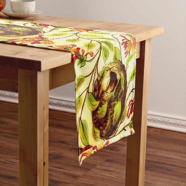 Golden Hummingbird Table Runner (In Situ)