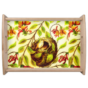 Golden Hummingbird Tray