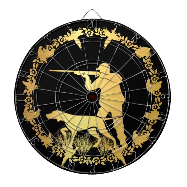 Golden hunter dart board (Front)