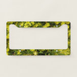 Golden Ice Plant Yellow Flowers License Plate Frame