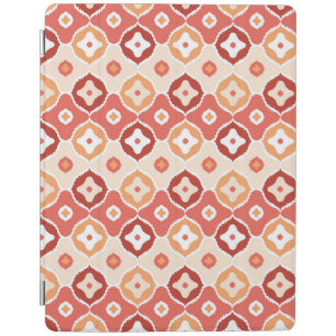 Golden ikat geometric pattern iPad smart cover