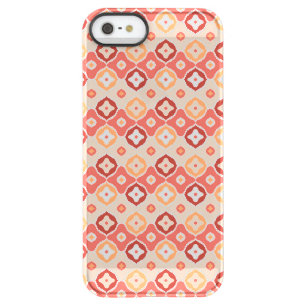 Golden ikat geometric pattern permafrost iPhone SE/5/5s case