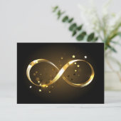 Golden Infinity Symbol (Standing Front)