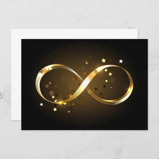 Golden Infinity Symbol (Front/Back)