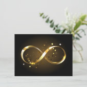 Golden Infinity Symbol (Standing Front)