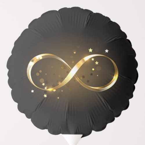 Golden Infinity Symbol Balloon