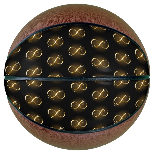 Golden Infinity Symbol Basketball (Front)