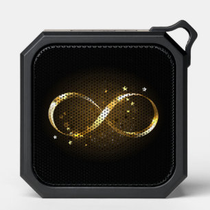 Golden Infinity Symbol Bluetooth Speaker