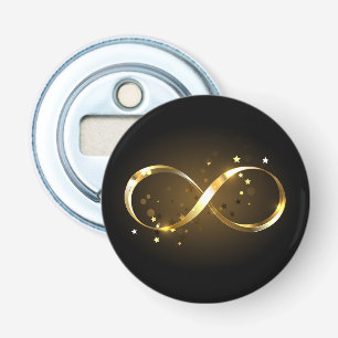 Golden Infinity Symbol Bottle Opener