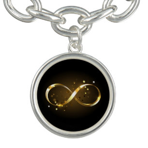 Golden Infinity Symbol Bracelet