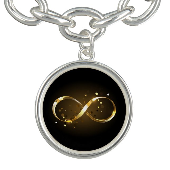Golden Infinity Symbol Bracelet (Design)