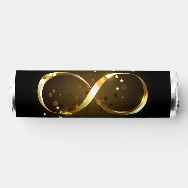 Golden Infinity Symbol Breath Savers® Mints (Front)