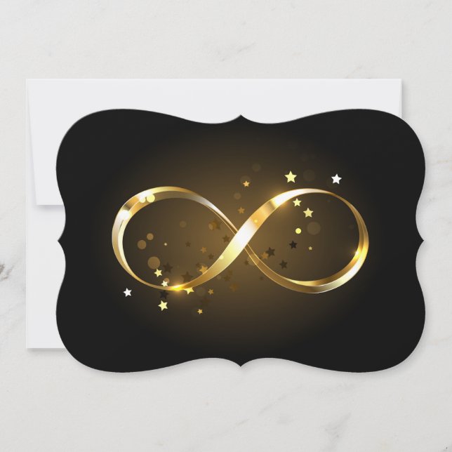 Golden Infinity Symbol Card (Front)