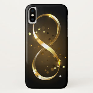 Golden Infinity Symbol iPhone X Case