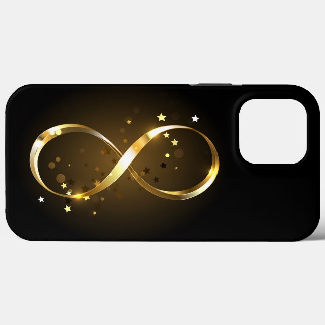 Golden Infinity Symbol Case-Mate iPhone Case (Back (Horizontal))