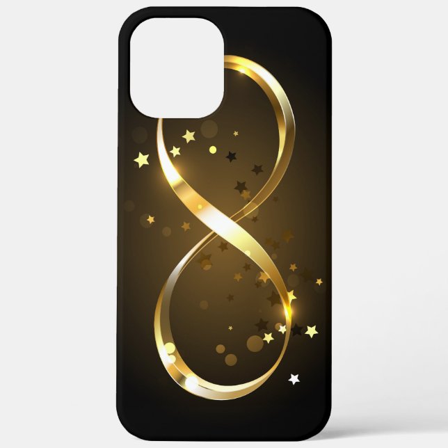 Golden Infinity Symbol Case-Mate iPhone Case (Back)