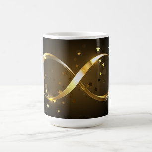 Golden Infinity Symbol Color Morph Mug