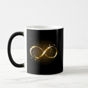 Golden Infinity Symbol Color Morph Mug