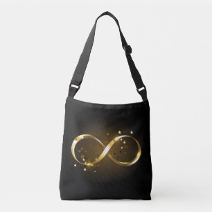 Golden Infinity Symbol Crossbody Bag