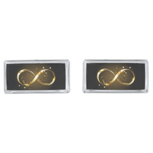 Golden Infinity Symbol Cufflinks