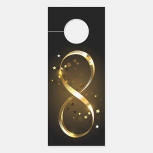 Golden Infinity Symbol Door Hanger