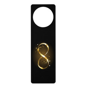 Golden Infinity Symbol Door Hanger